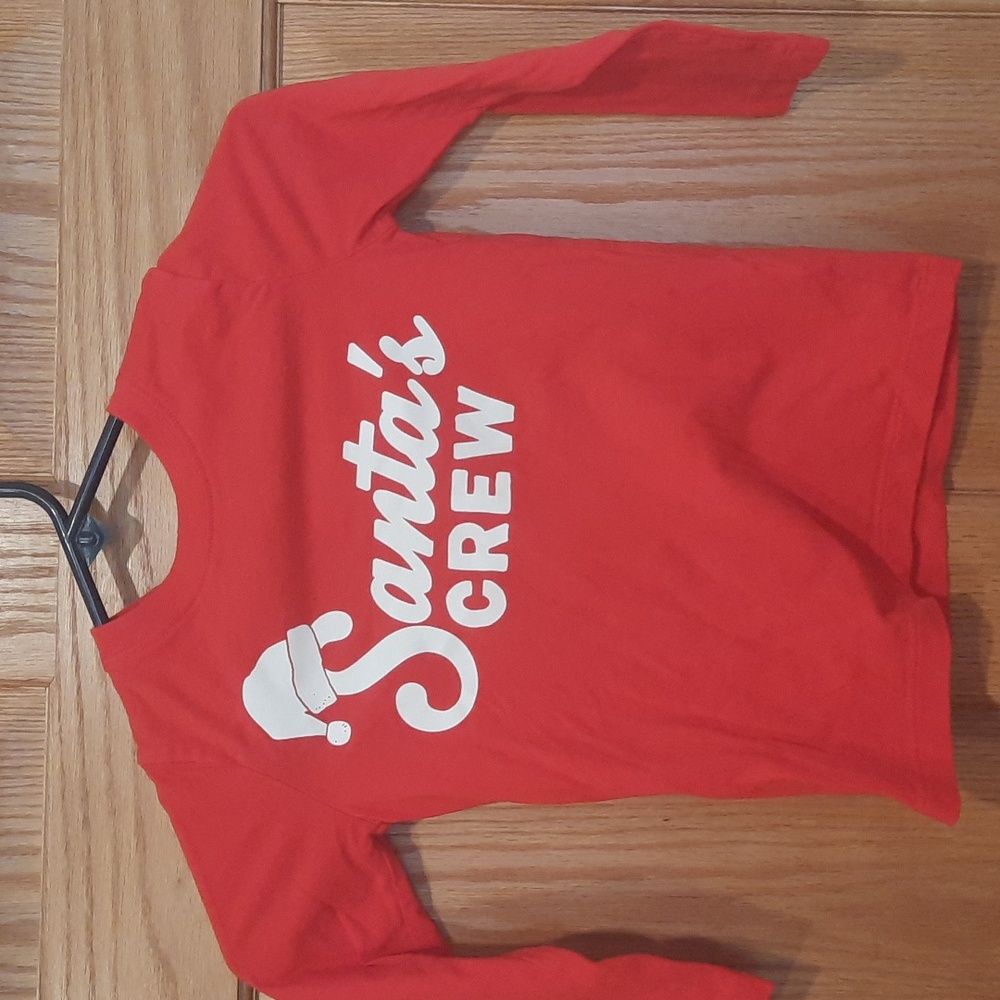Carter's Red 'Santa's Crew' Long Sleeve Tee